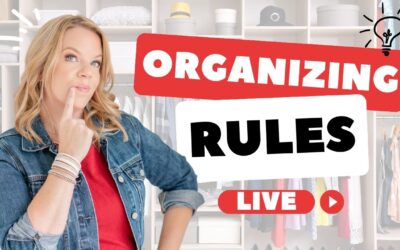 6 Important Organizing Rules