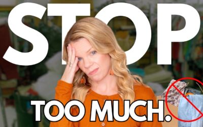 How to SAVE money when thrifting and STOP Clutter!